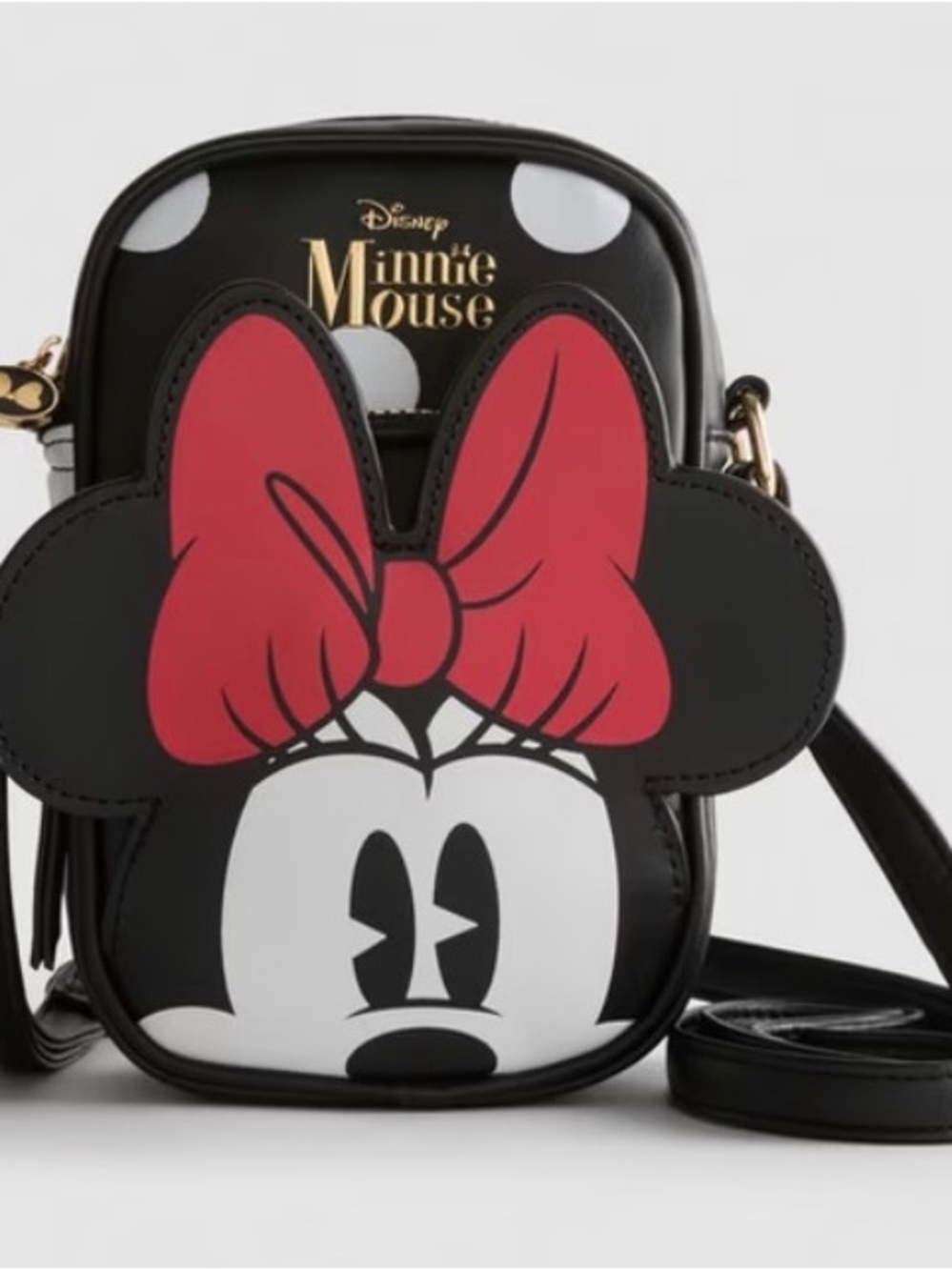 Disney Minnie Mouse Black and Red Mini Crossbody phone bag